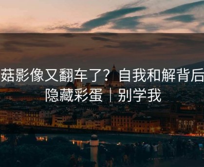 蘑菇影像又翻车了？自我和解背后是隐藏彩蛋｜别学我